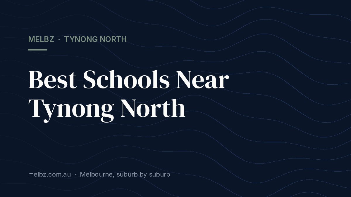 Title card: Best Schools Near Tynong North