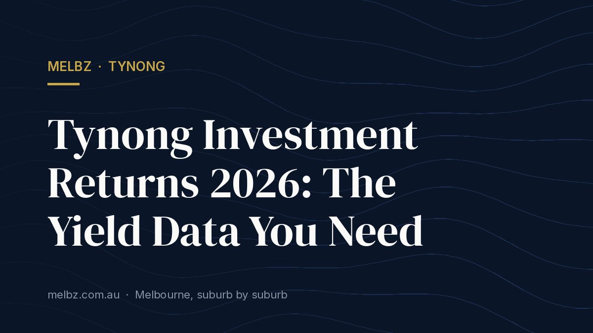 Title card: Tynong Investment Returns 2026: The Yield Data You Need