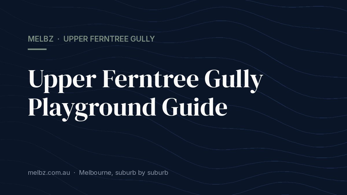 Title card: Upper Ferntree Gully Playground Guide