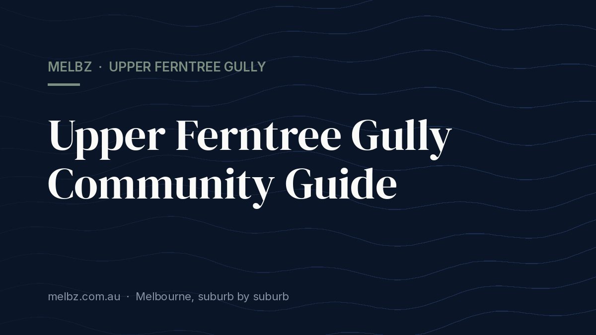 Title card: Upper Ferntree Gully Community Guide