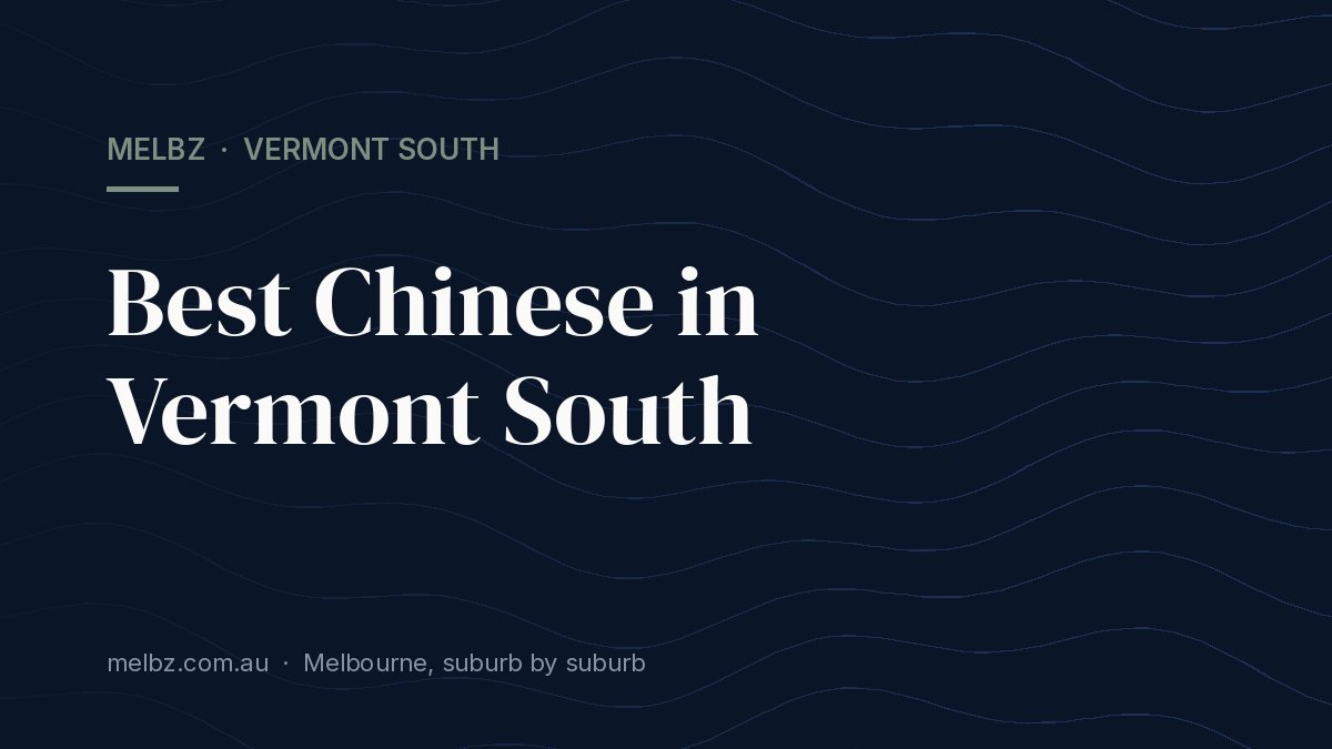 Title card: Best Chinese in Vermont South