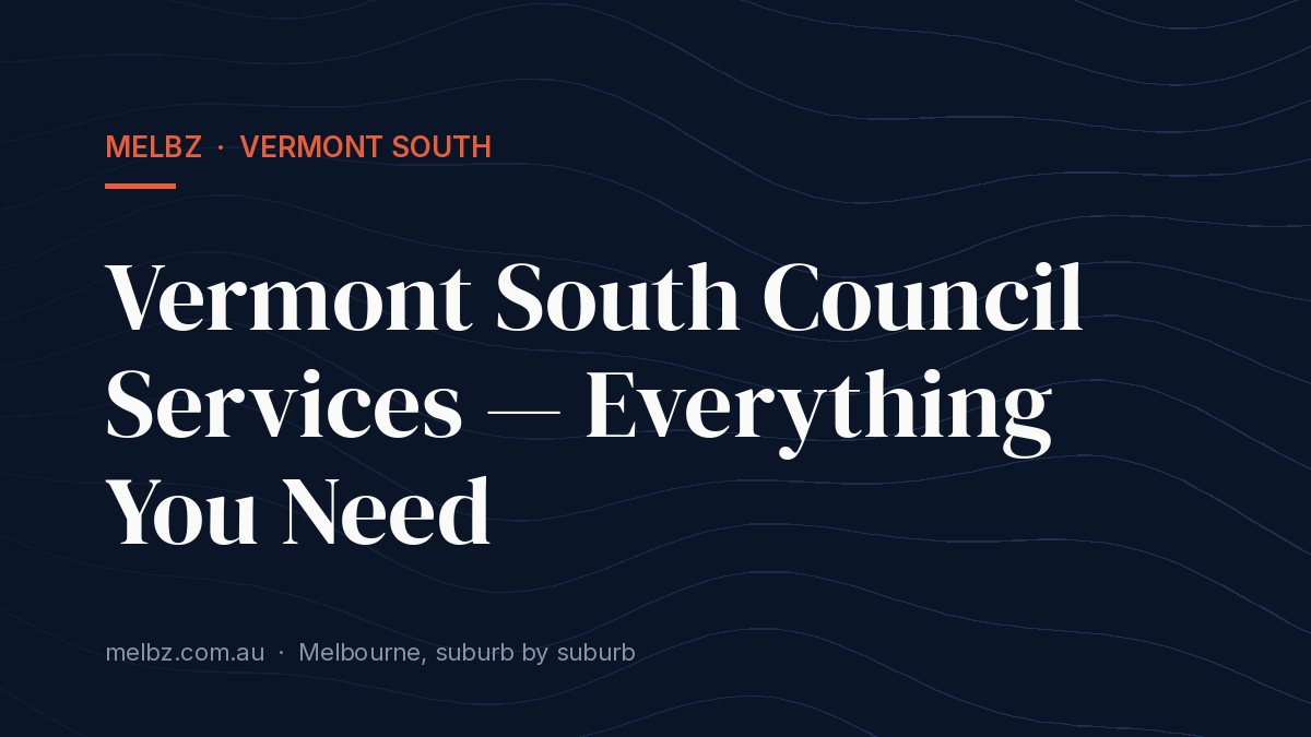 Title card: Vermont South Council Services — Everything You Need