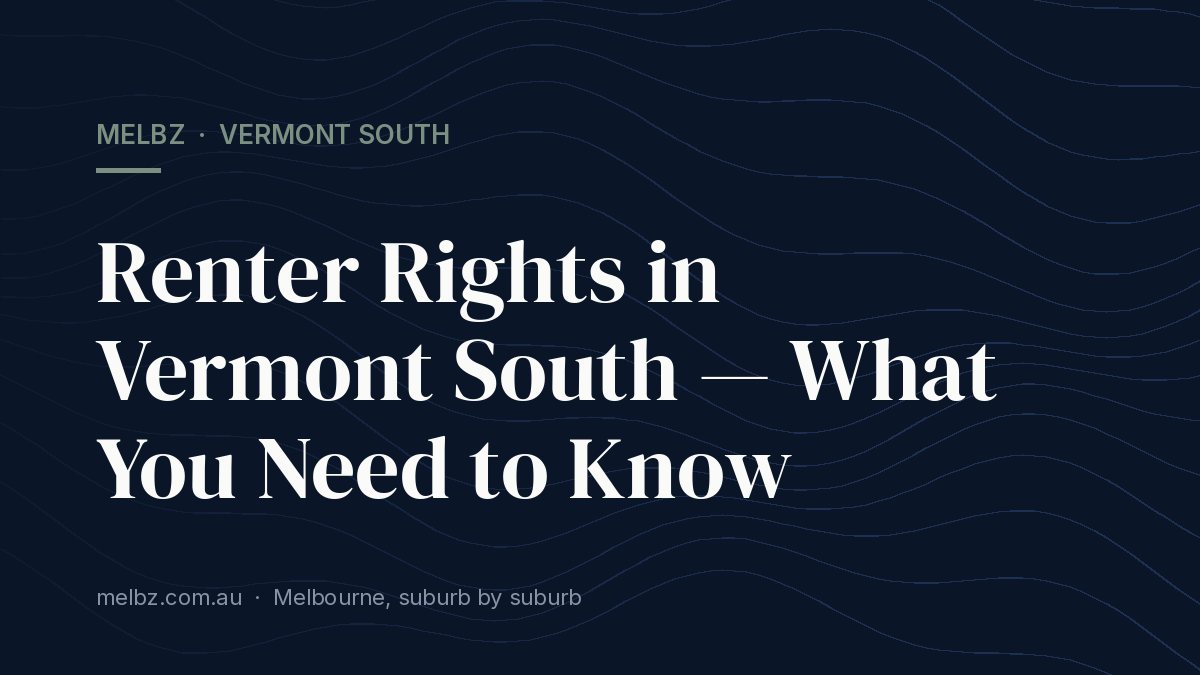 Title card: Renter Rights in Vermont South — What You Need to Know