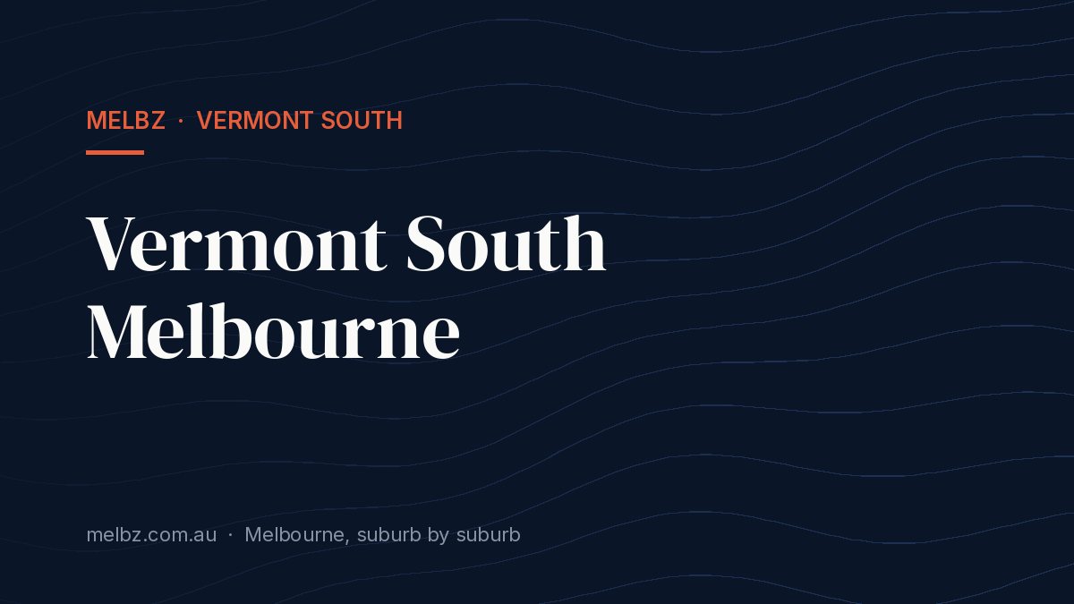 Title card: Vermont South Melbourne