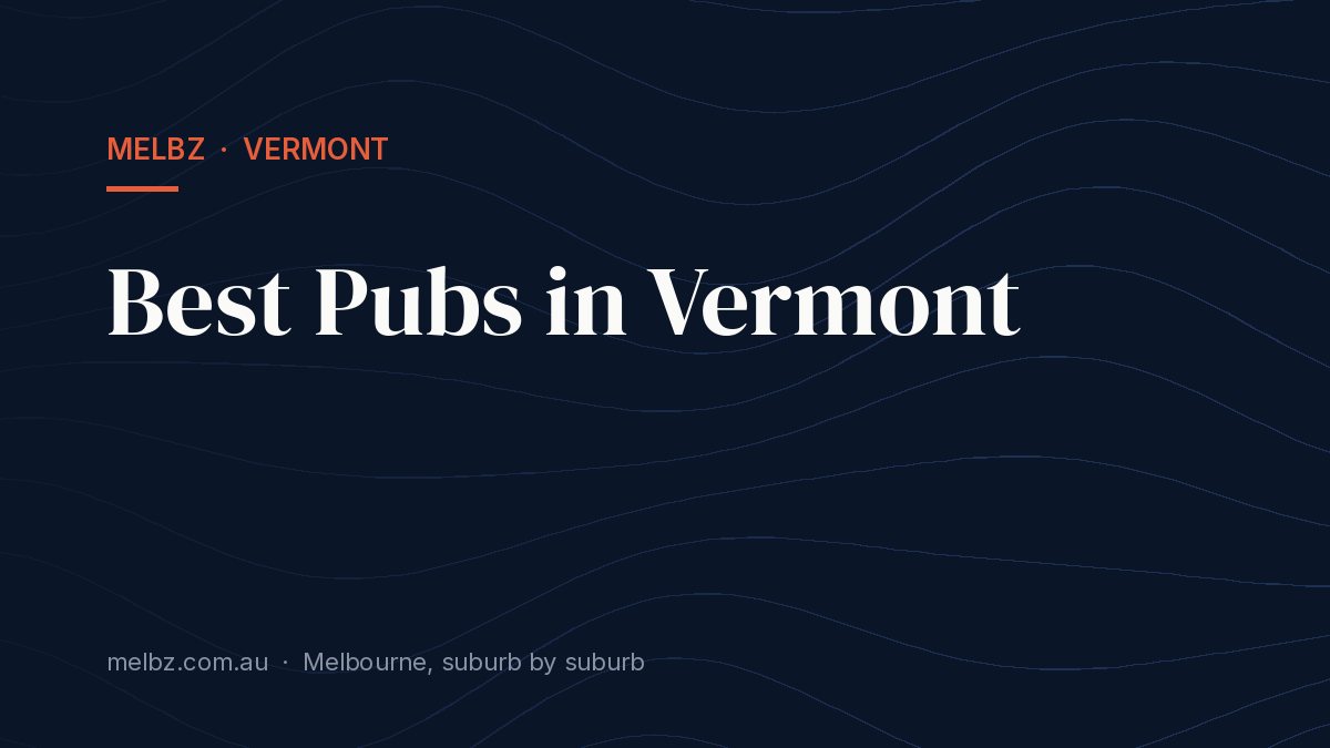 Title card: Best Pubs in Vermont