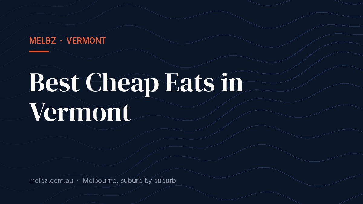 Title card: Best Cheap Eats in Vermont