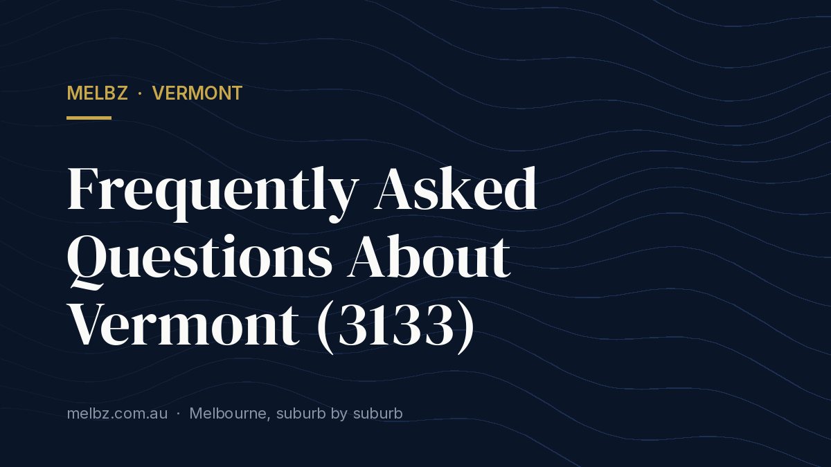 Title card: Frequently Asked Questions About Vermont (3133)