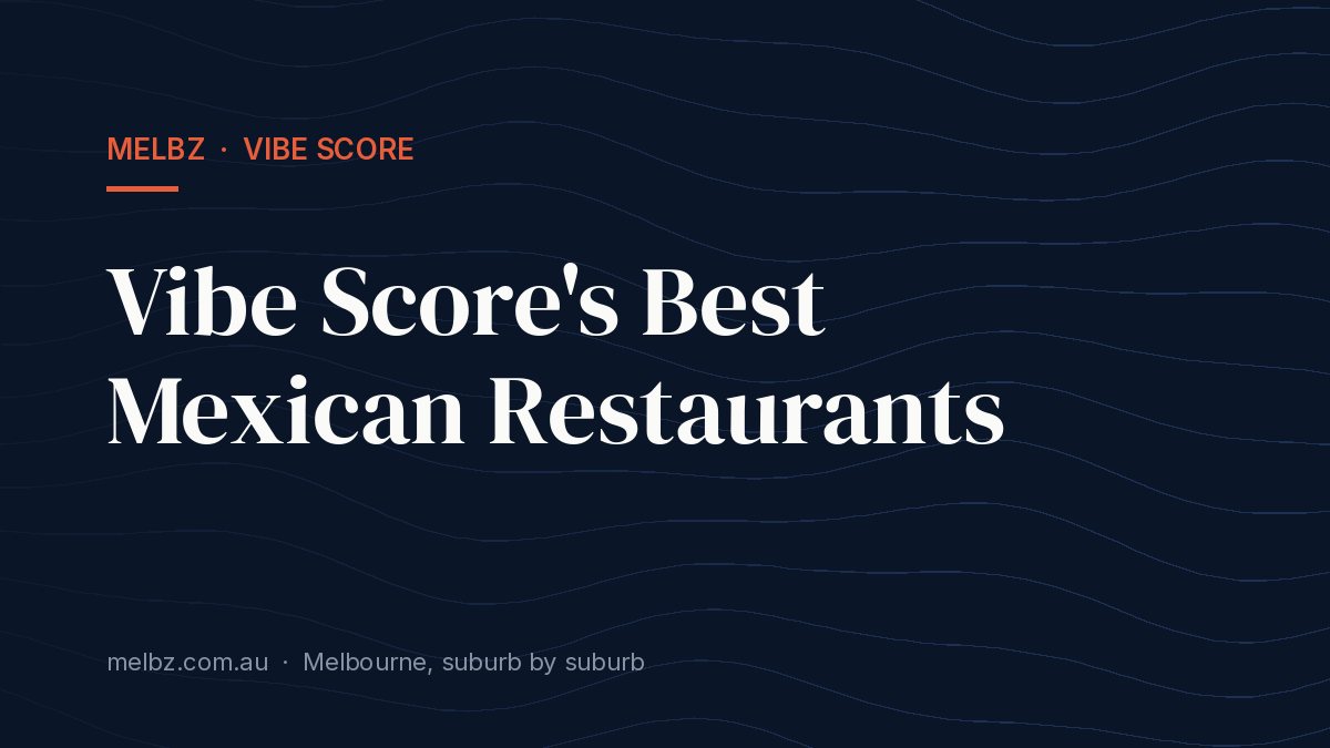 Title card: Vibe Score's Best Mexican Restaurants