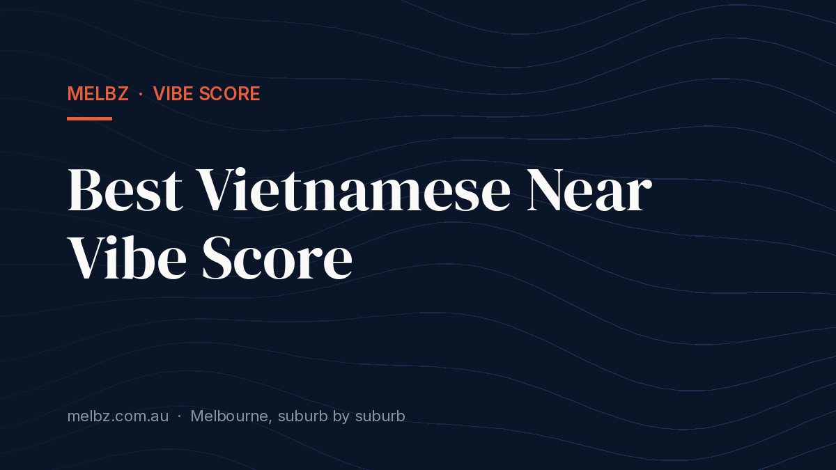 Title card: Best Vietnamese Near Vibe Score