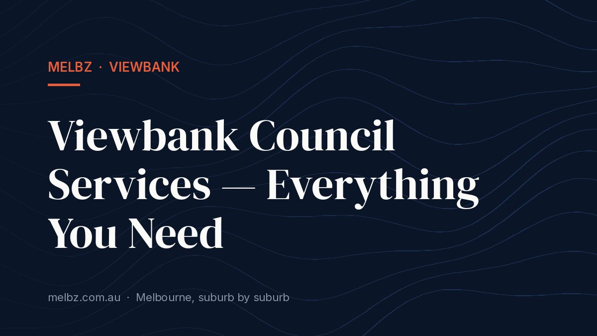 Title card: Viewbank Council Services — Everything You Need