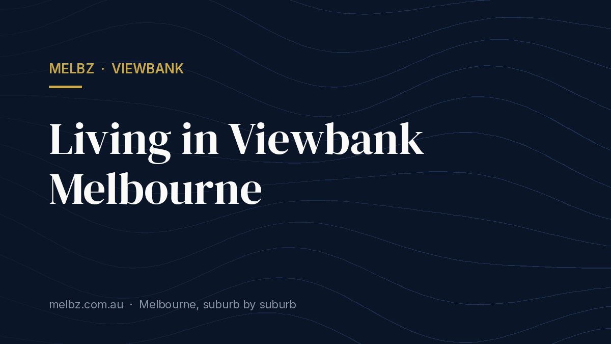 Title card: Living in Viewbank Melbourne