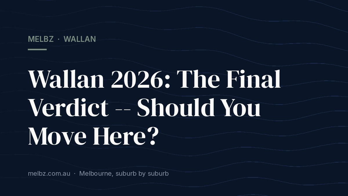 Title card: Wallan 2026: The Final Verdict -- Should You Move Here?