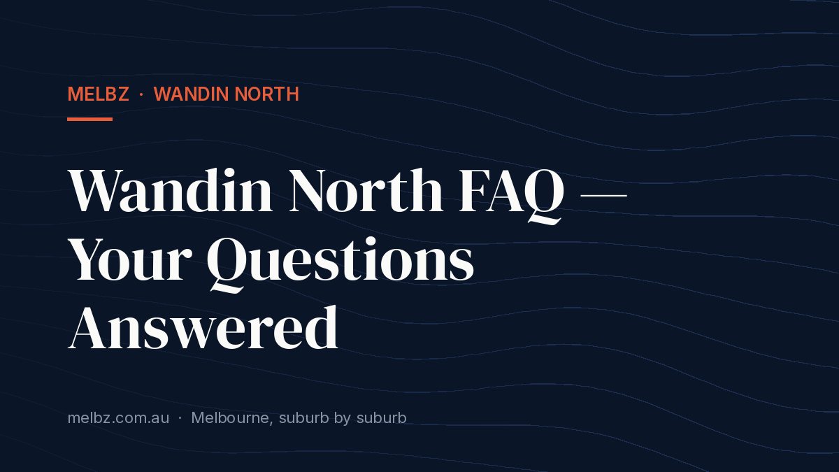 Living in an Apartment in Wandin North