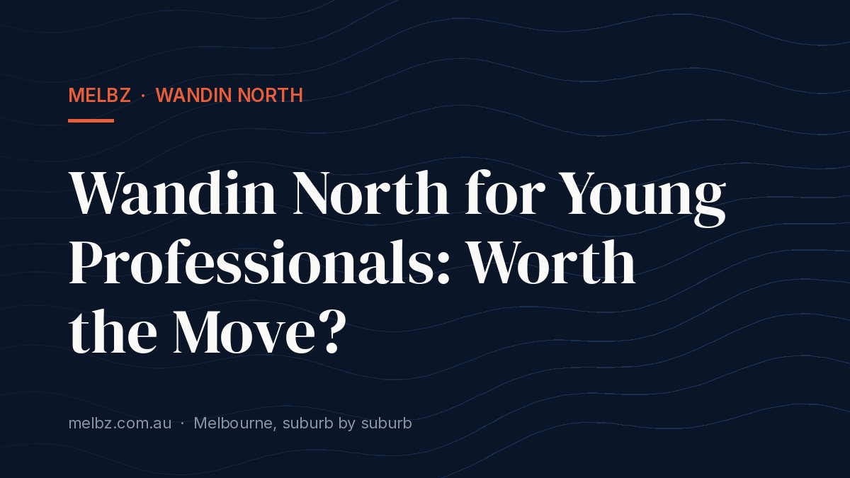 Living in an Apartment in Wandin North