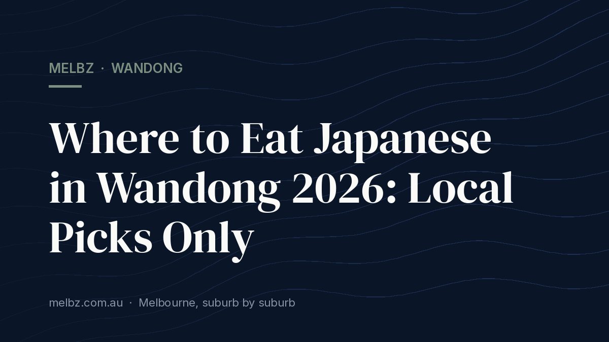Title card: Where to Eat Japanese in Wandong 2026: Local Picks Only