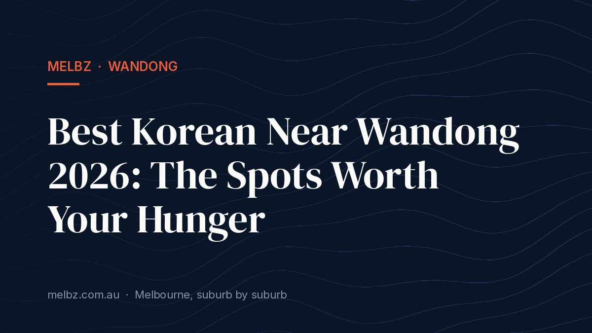 Title card: Best Korean Near Wandong 2026: The Spots Worth Your Hunger