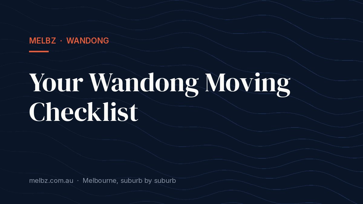 Title card: Your Wandong Moving Checklist