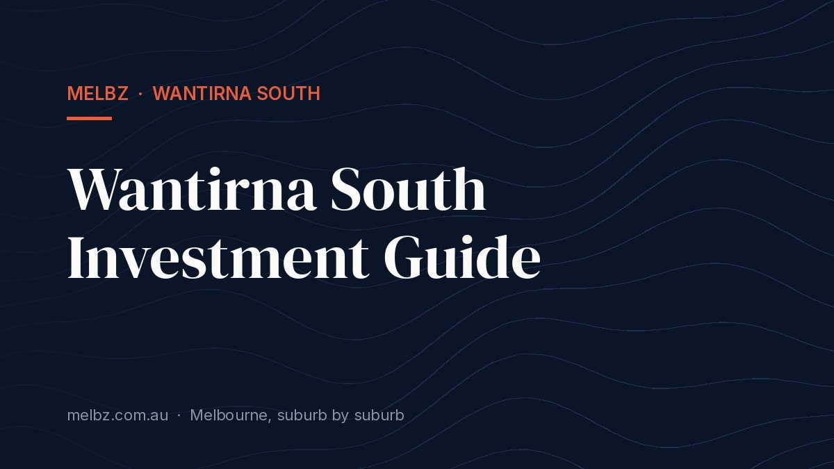 Title card: Wantirna South Investment Guide