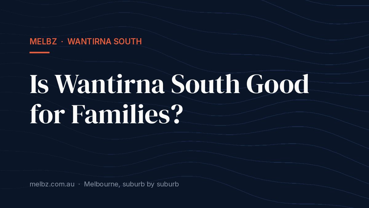 Title card: Is Wantirna South Good for Families?
