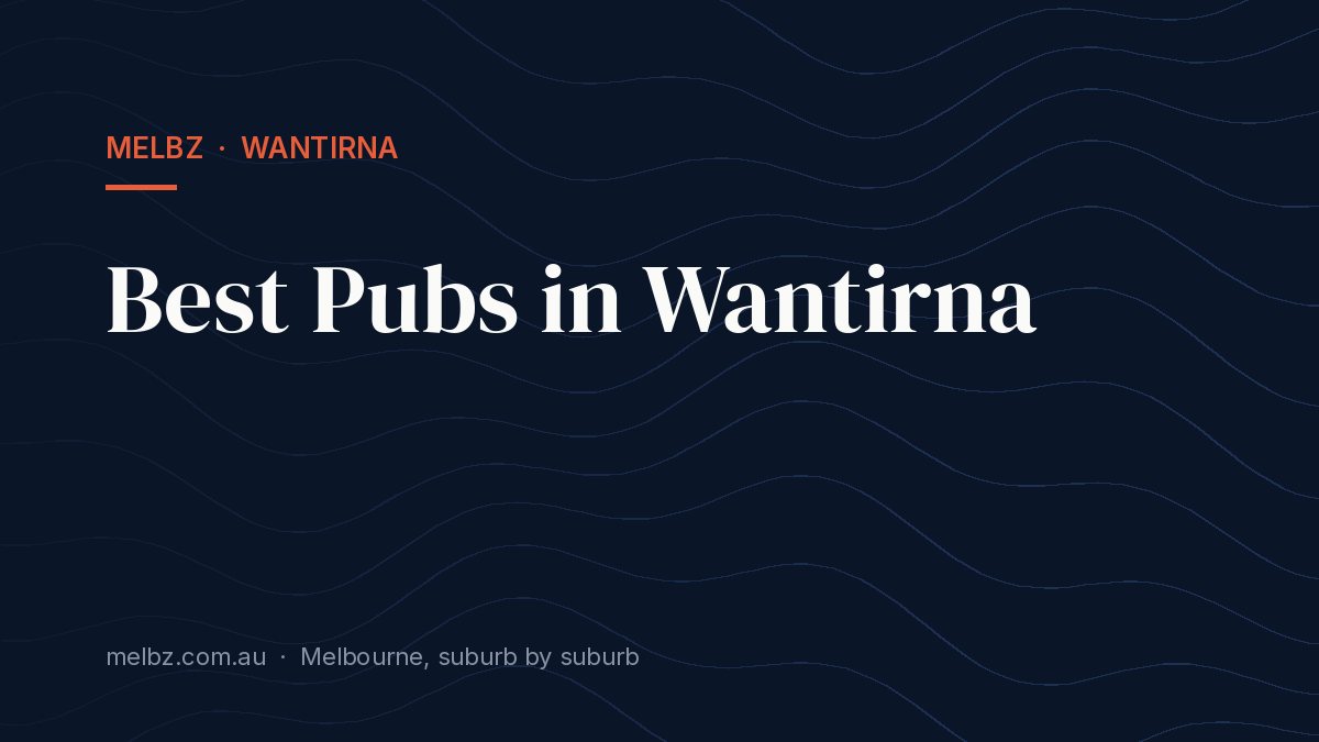 Title card: Best Pubs in Wantirna