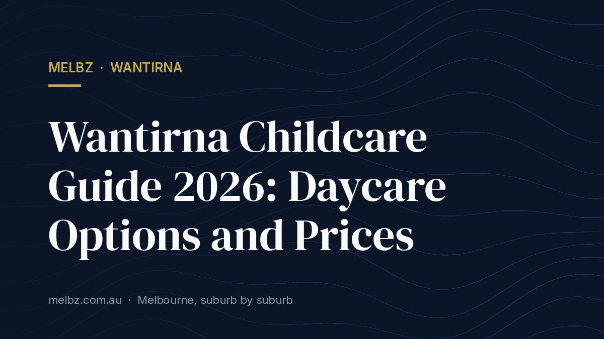 Title card: Wantirna Childcare Guide 2026: Daycare Options and Prices