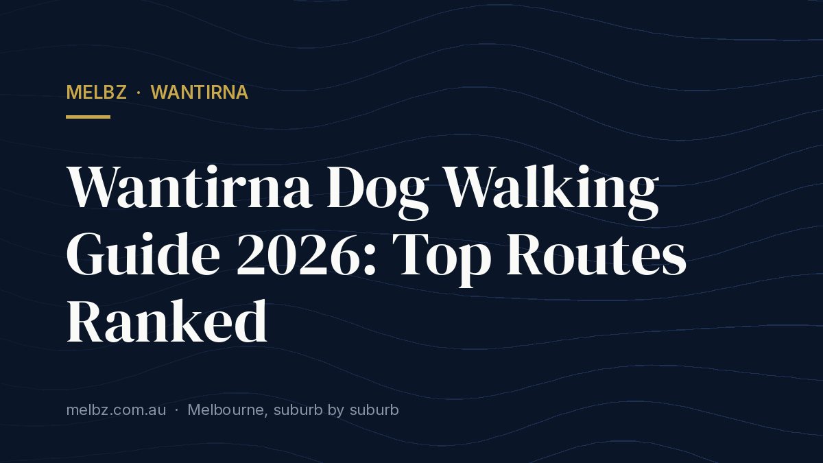 Title card: Wantirna Dog Walking Guide 2026: Top Routes Ranked