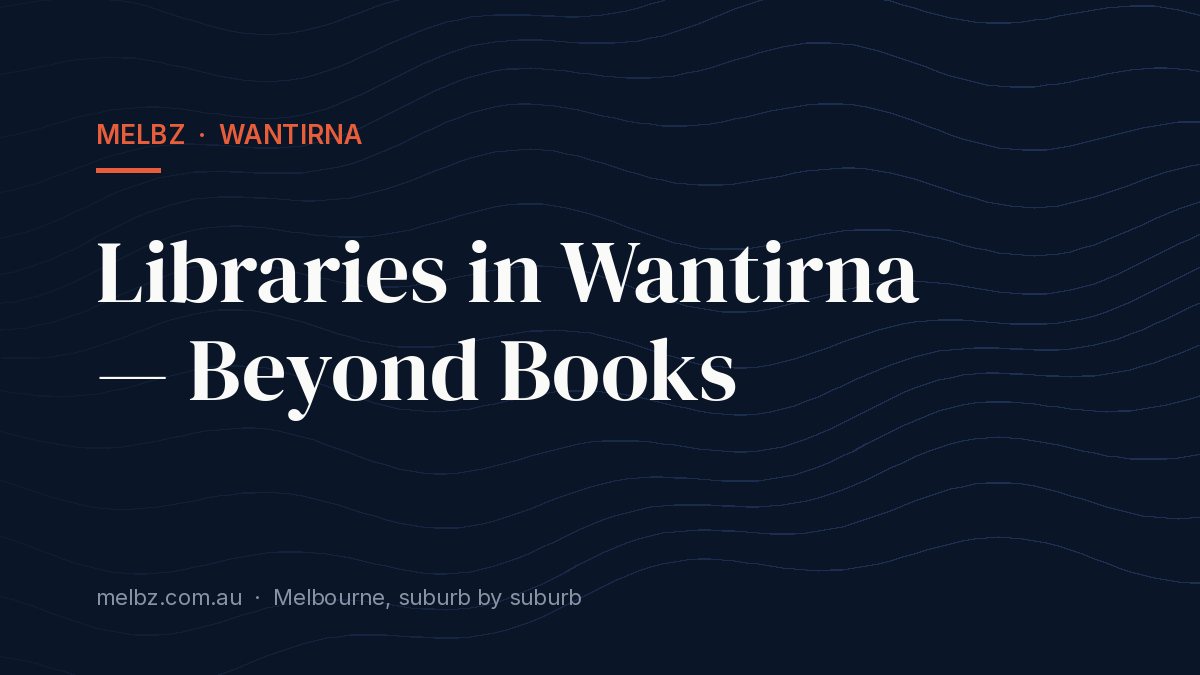 Title card: Libraries in Wantirna — Beyond Books