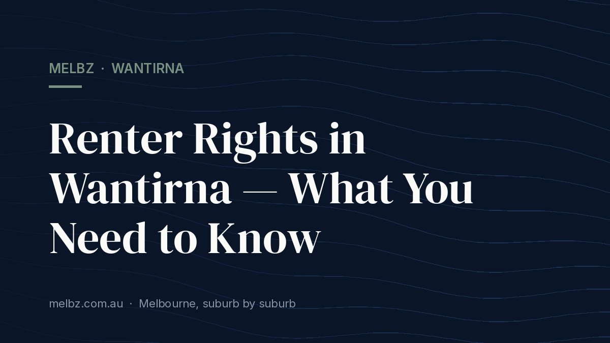 Title card: Renter Rights in Wantirna — What You Need to Know