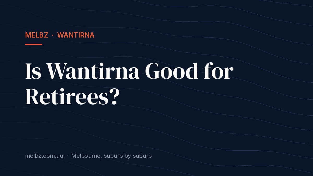 Title card: Is Wantirna Good for Retirees?