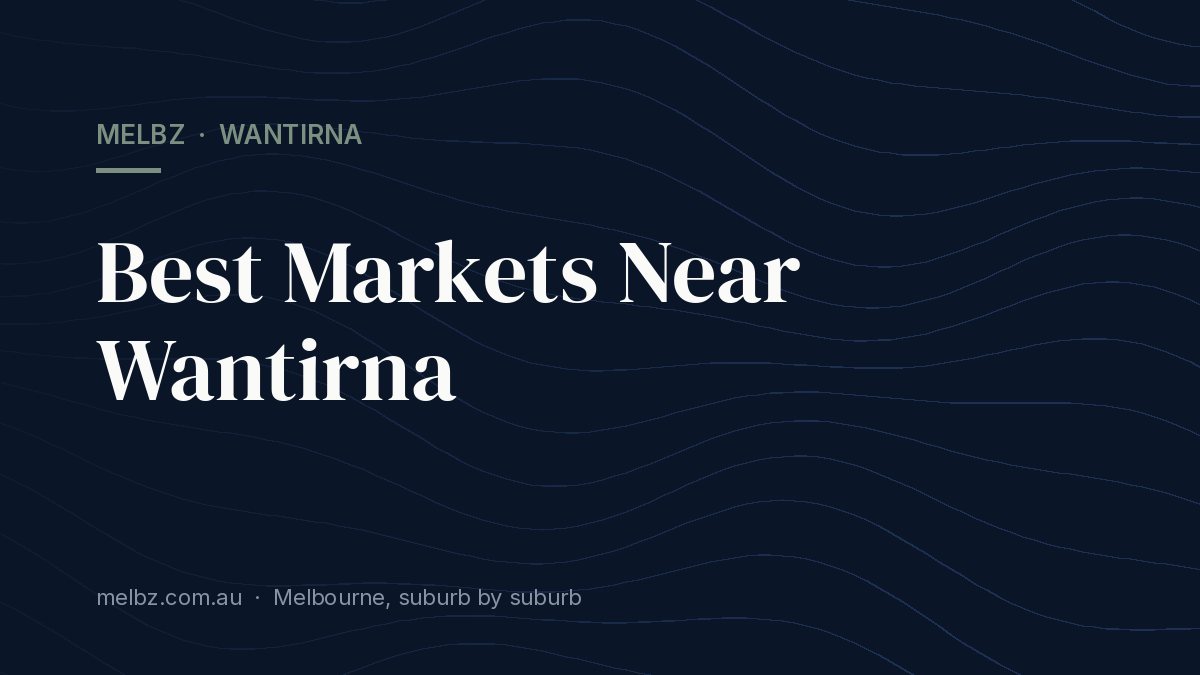 Title card: Best Markets Near Wantirna