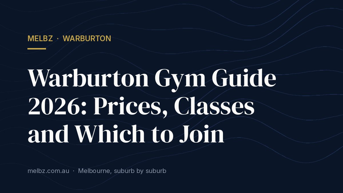 Title card: Warburton Gym Guide 2026: Prices, Classes and Which to Join