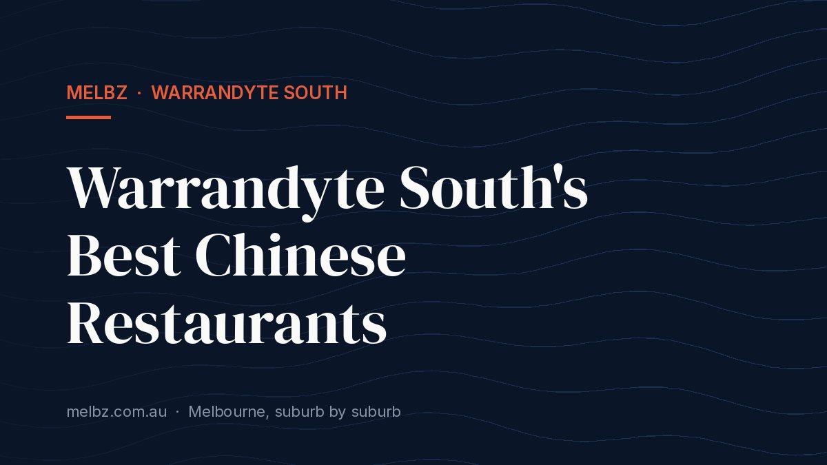 Title card: Warrandyte South's Best Chinese Restaurants
