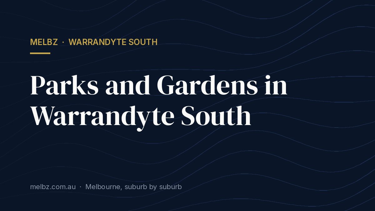 Title card: Parks and Gardens in Warrandyte South