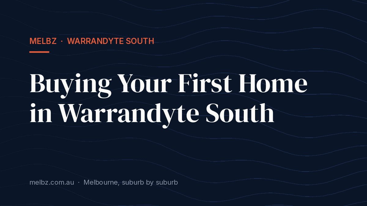 Title card: Buying Your First Home in Warrandyte South