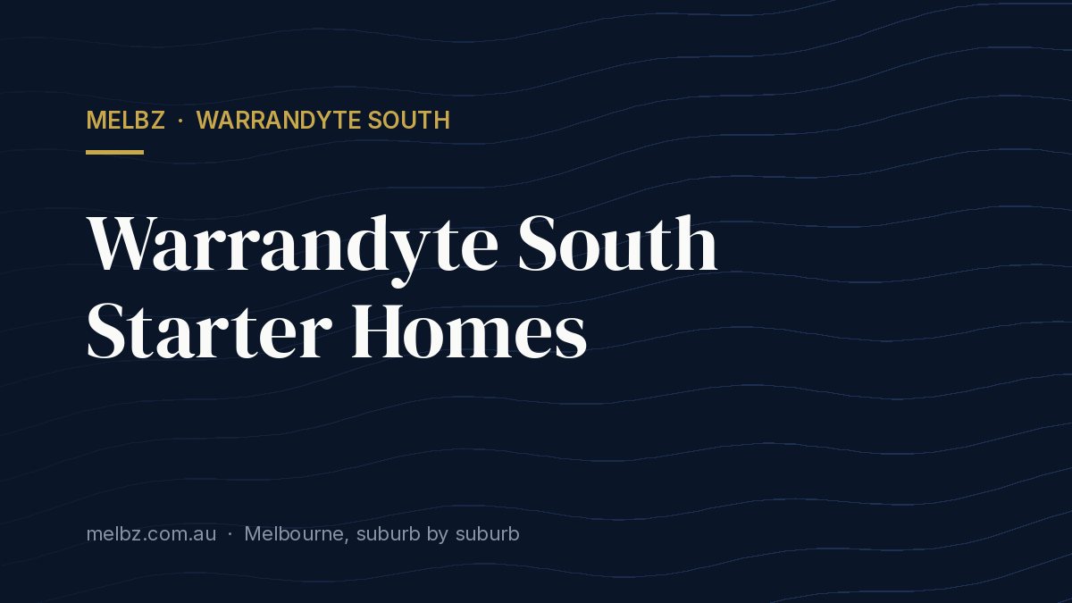 Title card: Warrandyte South Starter Homes