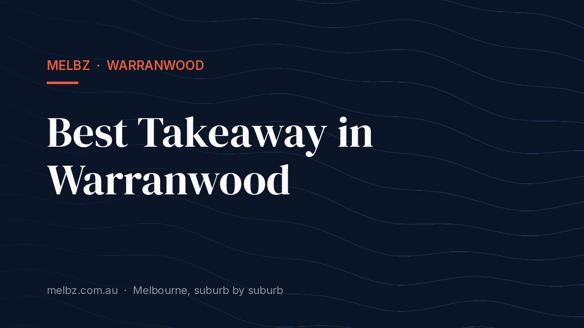 Title card: Best Takeaway in Warranwood