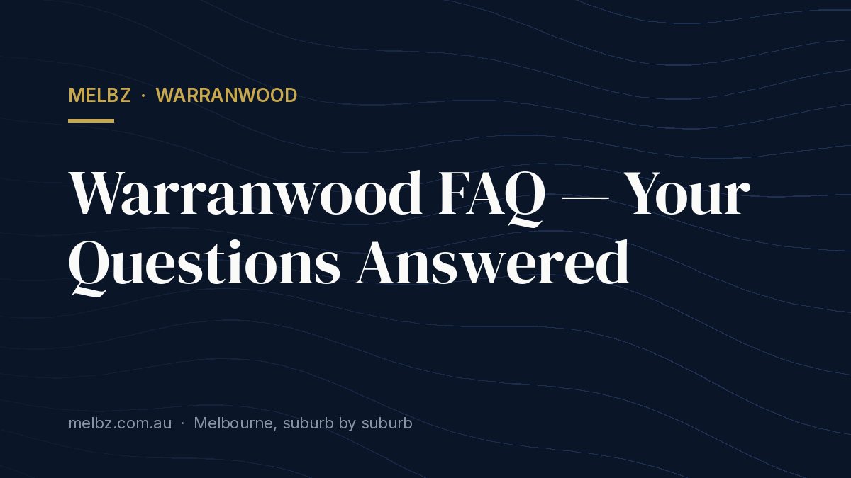 Living in an Apartment in Warranwood