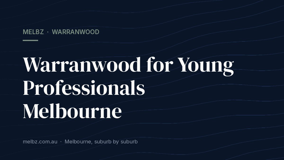 Title card: Warranwood for Young Professionals Melbourne