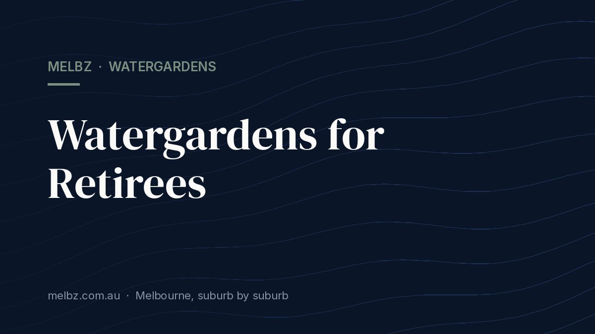 Title card: Watergardens for Retirees