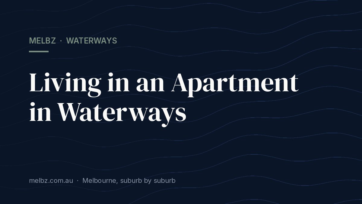 Title card: Living in an Apartment in Waterways