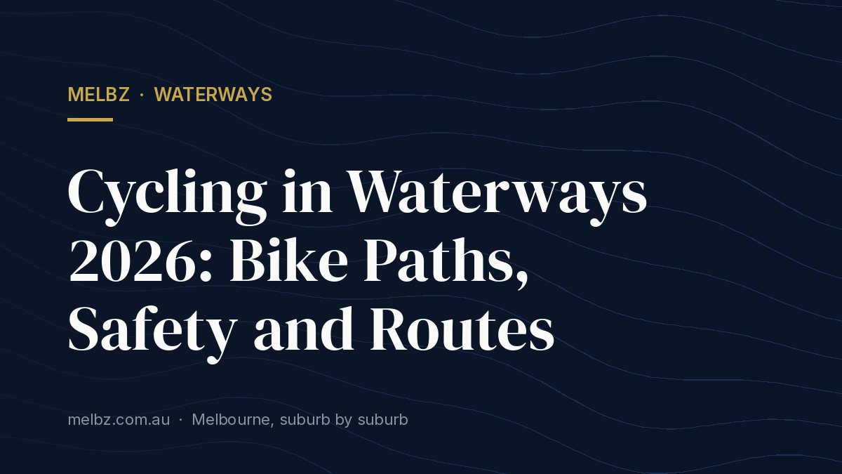 Title card: Cycling in Waterways 2026: Bike Paths, Safety and Routes