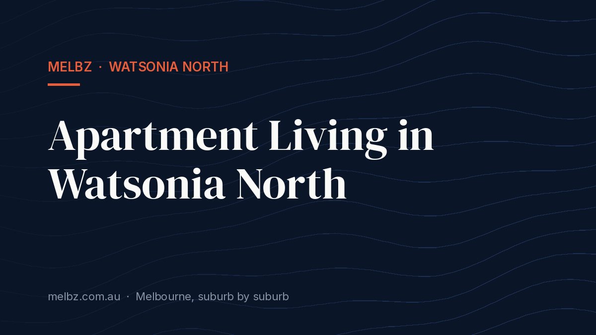 Title card: Apartment Living in Watsonia North