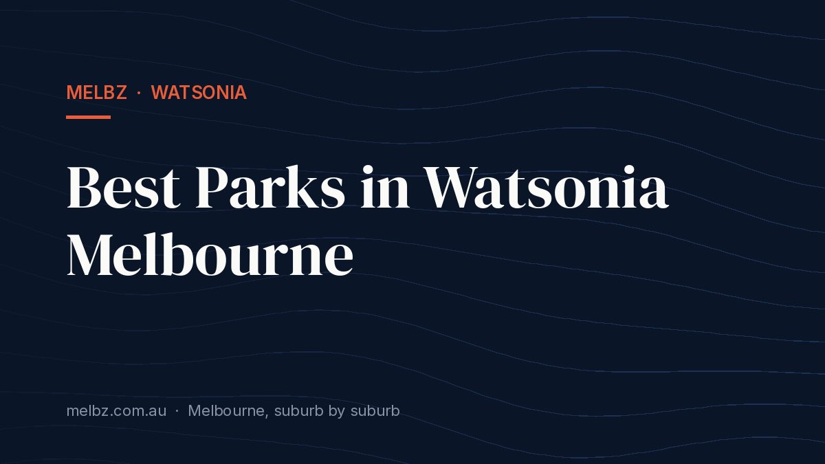 Title card: Best Parks in Watsonia Melbourne
