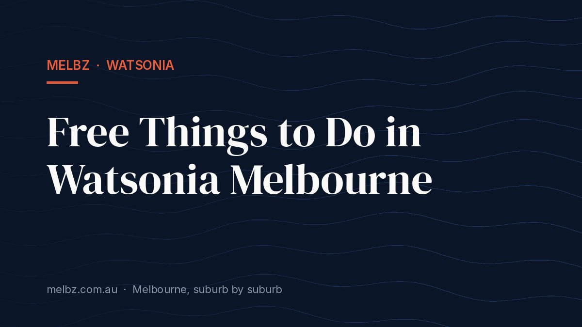 Title card: Free Things to Do in Watsonia Melbourne