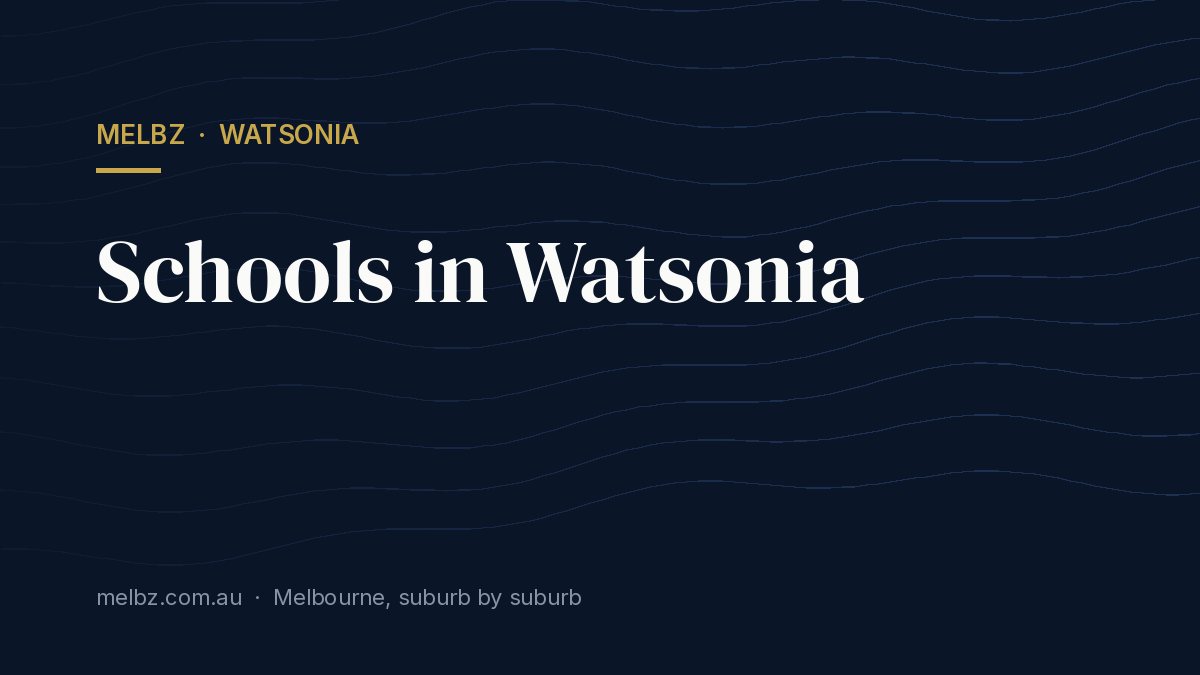 Title card: Schools in Watsonia