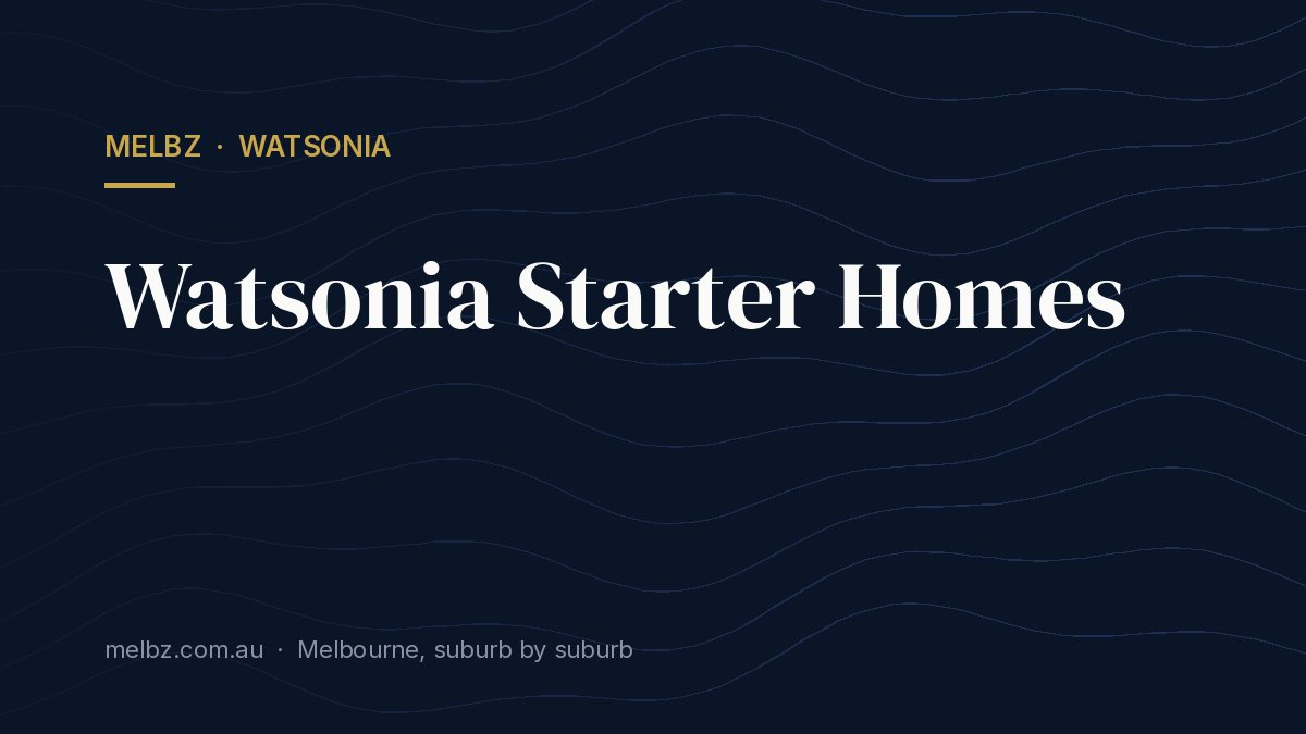 Title card: Watsonia Starter Homes