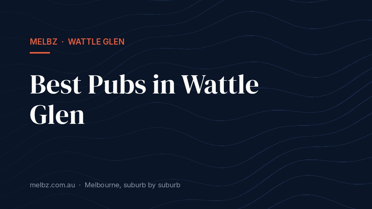 Title card: Best Pubs in Wattle Glen