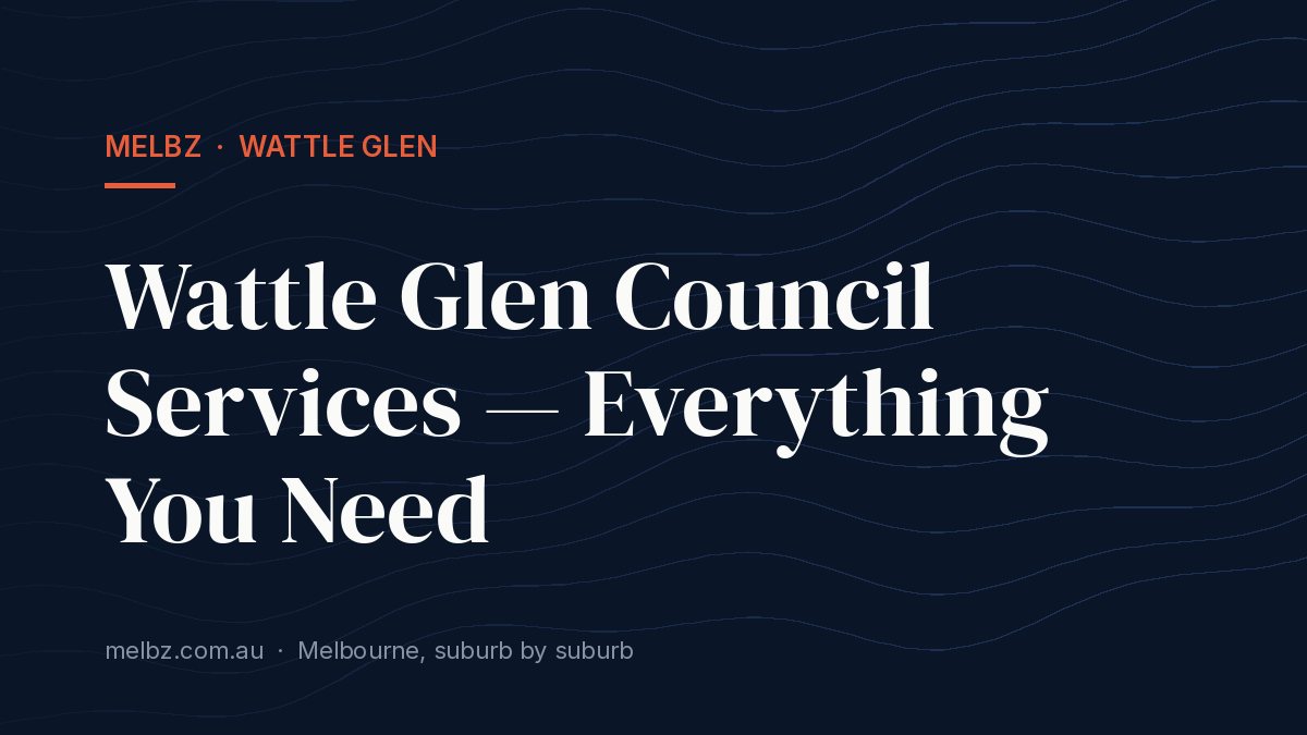 Title card: Wattle Glen Council Services — Everything You Need