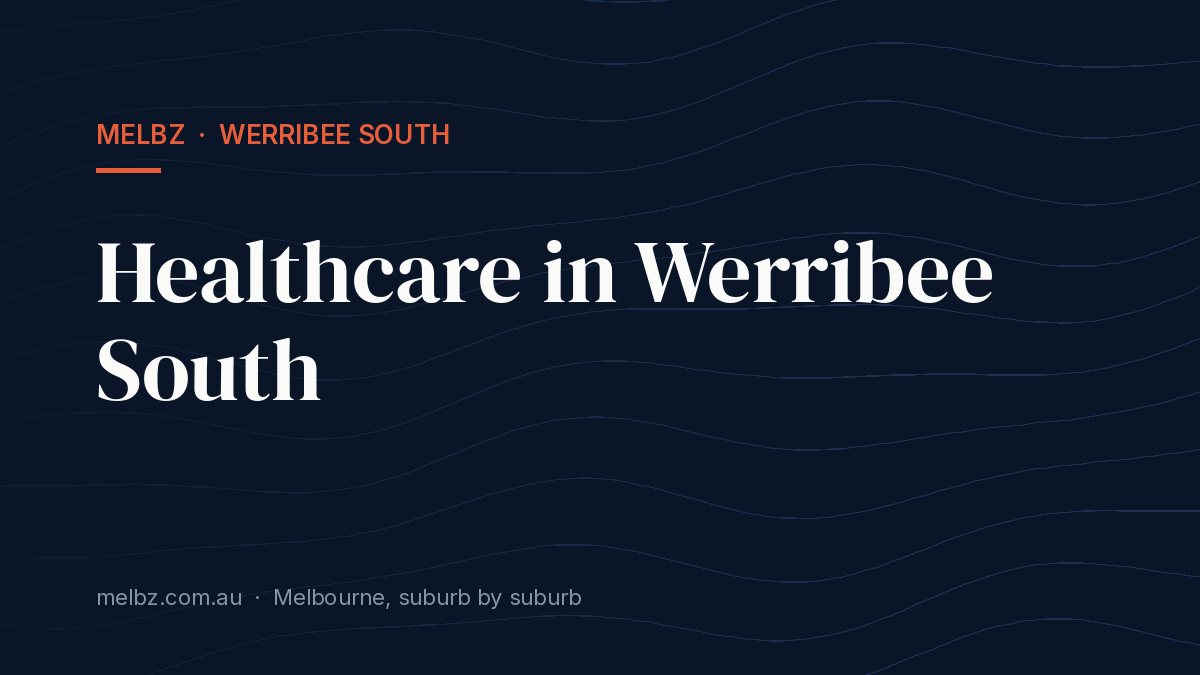 Title card: Healthcare in Werribee South