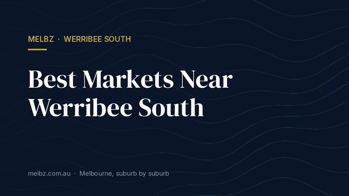 Title card: Best Markets Near Werribee South